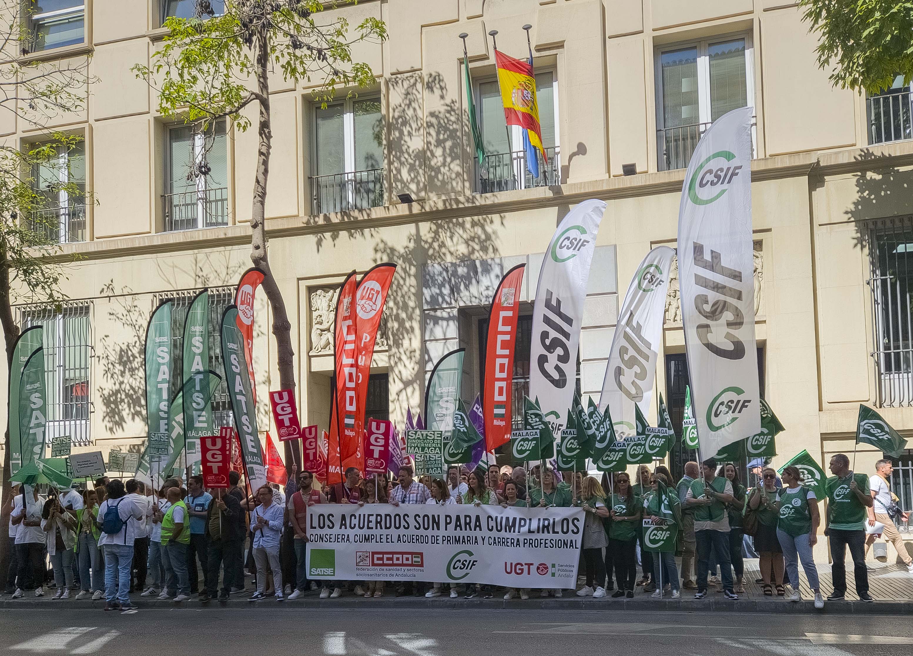 Protesta Sanidad Málaga